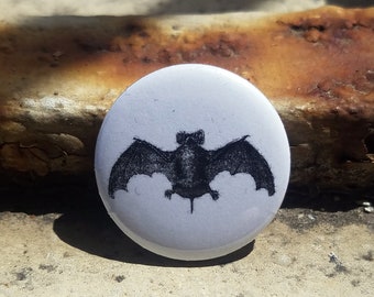 Bat Illustration 1 inch Button