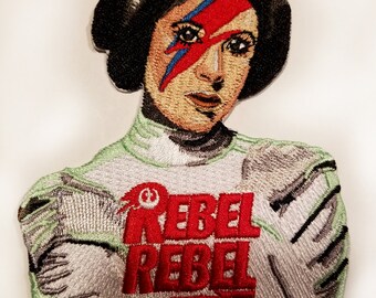 Rebel Rebel Princess Embroidered Patch