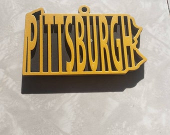 Pittsburgh PA Christmas Ornament