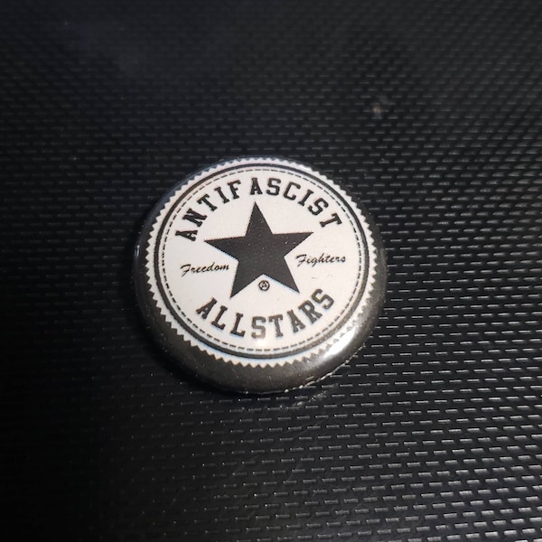 Antifascist Allstars converse logo 1 inch Button