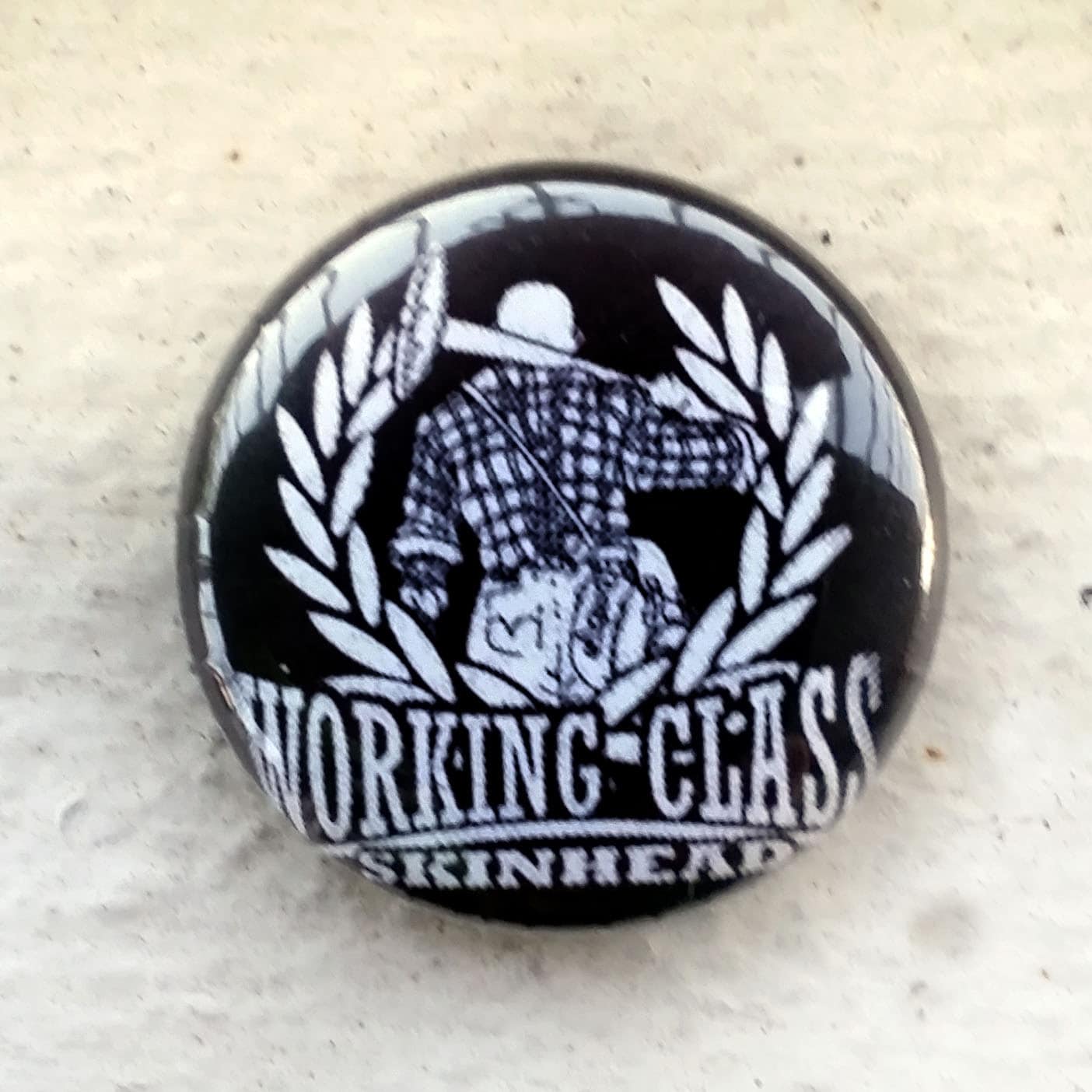 Skinhead Button Working Class Skinhead 1 Inch Button - Etsy