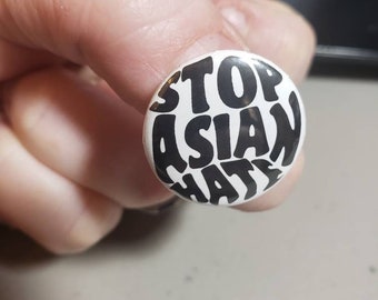 Stop Asian Hate 1 inch Button