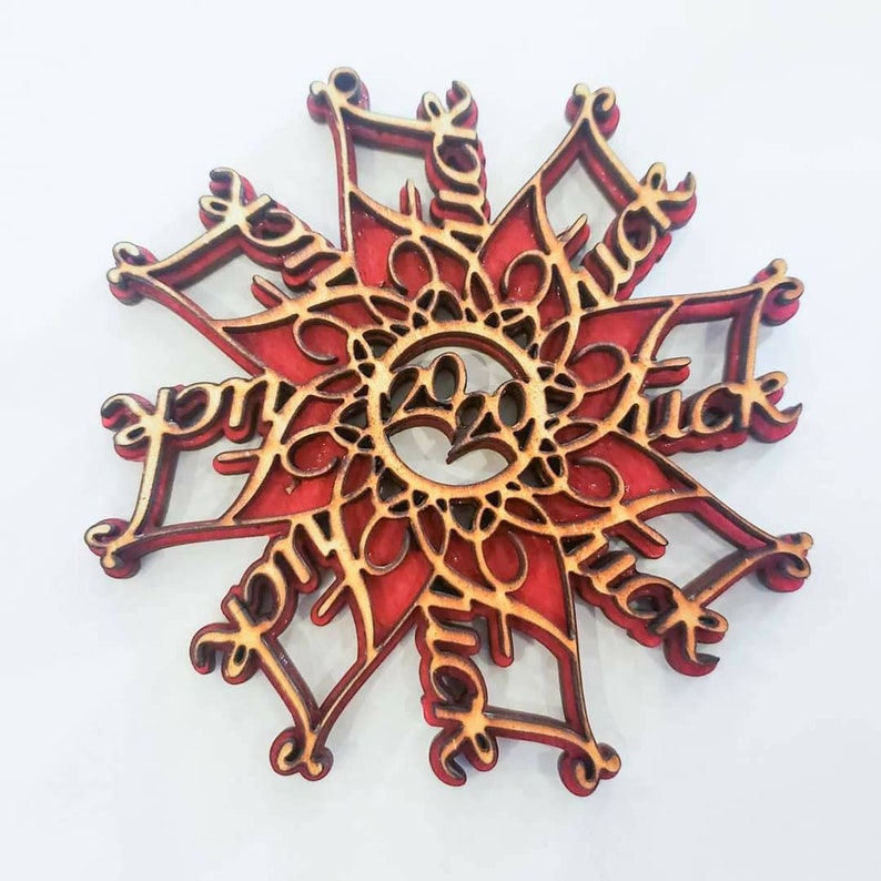2020 Fuck Flake Wooden Xmas Ornament