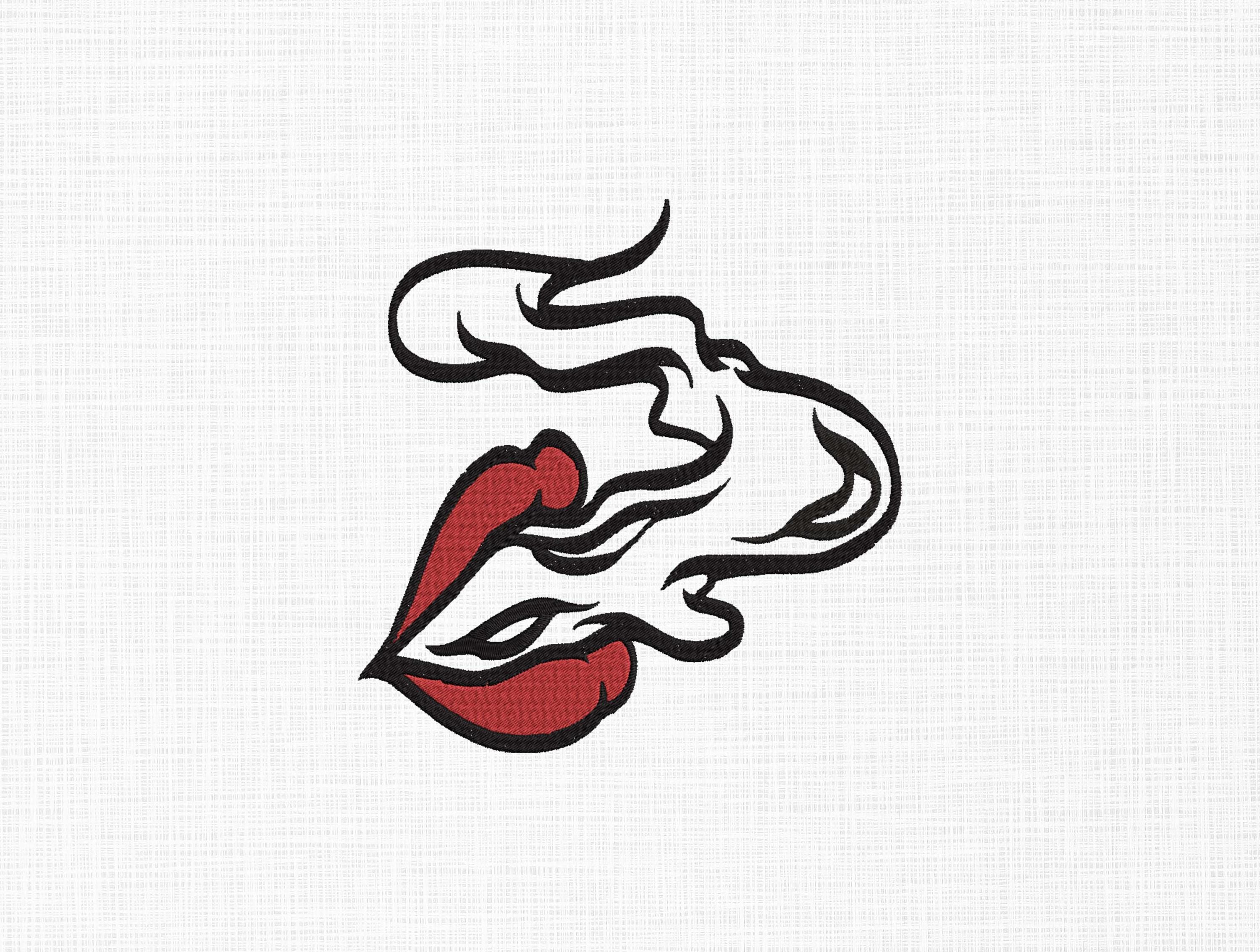 Girl Smoke Embroidery Design Smoke In Mouth Embroidery Design Smoke With Lips Embroidery Design Machine Embroidery 5 Sizes Digital Download