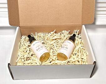 Body Oil Set – Natural Skincare Gift Box for Relaxation & Self Care