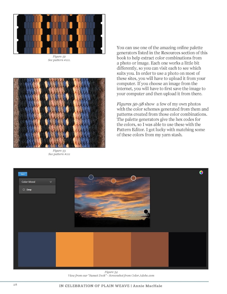 Inkle Weaving Design Book by Annie MacHale, In Celebration of Plain Weave: Color & Design Inspiration for Inkle Weavers image 4