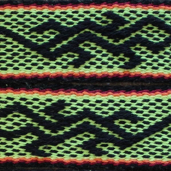 Inkle Weaving Lizard Pattern for Baltic Pickup, Downloadable PDF, Digital Document