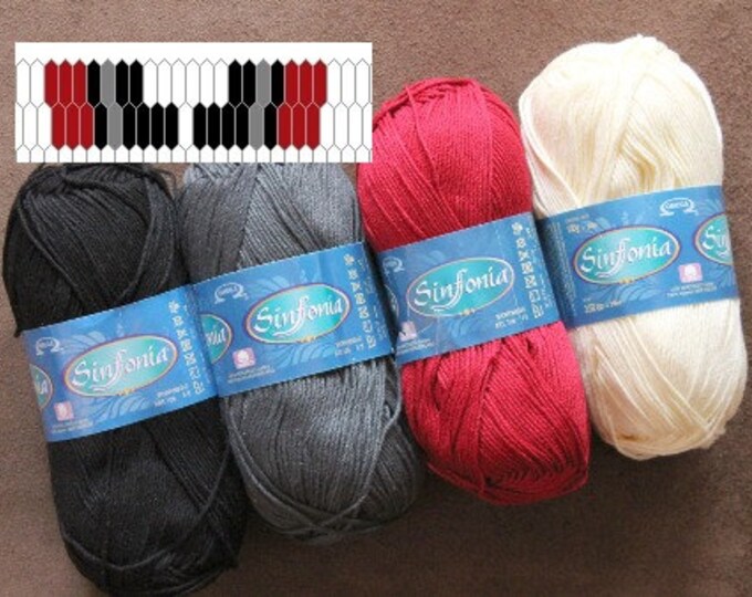 Inkle Weaving Yarn and Pattern Pack, Yarn, Designs for Weaving 1 Inkle