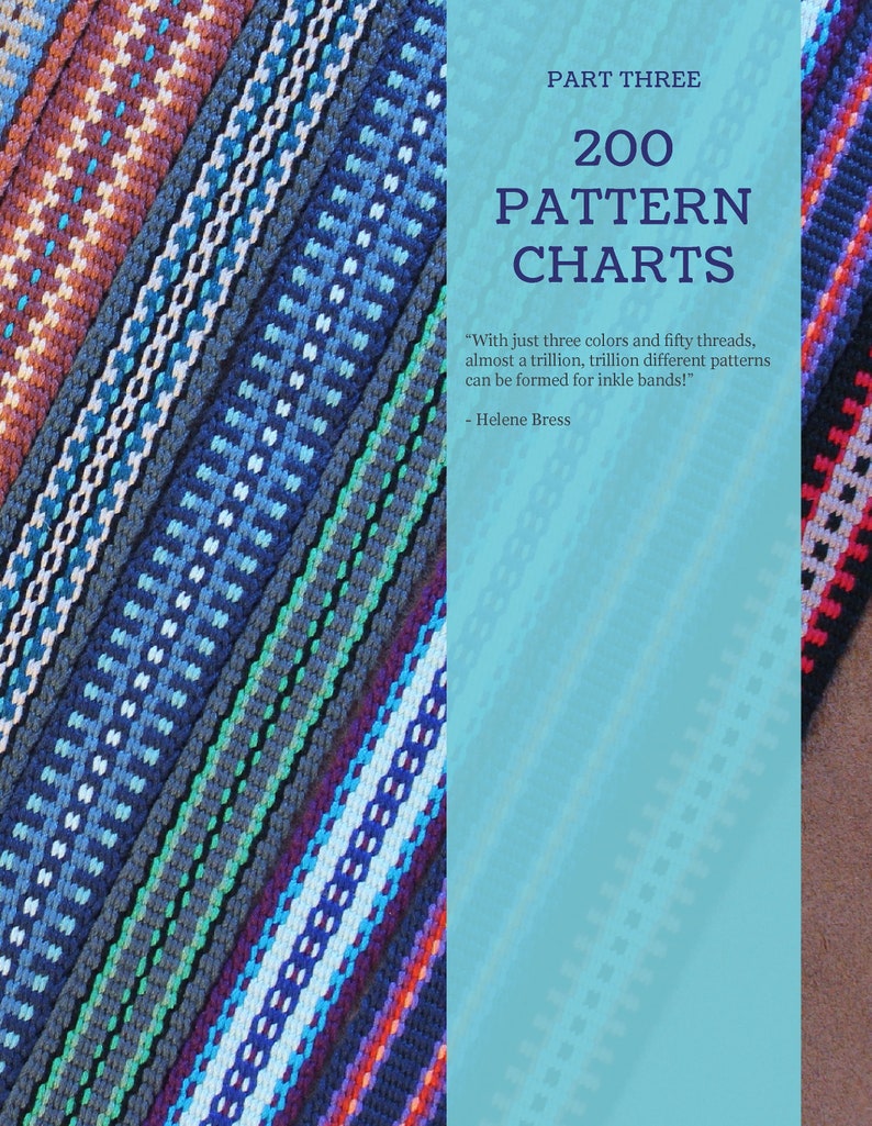 Inkle Weaving Design Book by Annie Machale in Celebration of Etsy