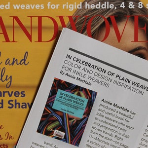 Inkle Weaving Design Book by Annie MacHale, In Celebration of Plain Weave: Color & Design Inspiration for Inkle Weavers image 10