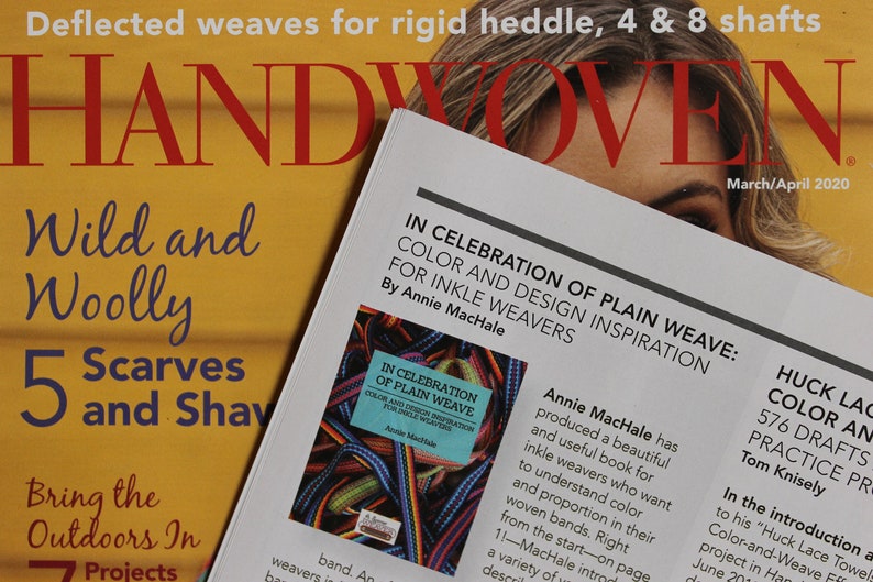 Inkle Weaving Design Book by Annie MacHale, In Celebration of Plain Weave: Color & Design Inspiration for Inkle Weavers image 10