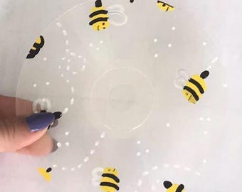 Handgeschilderde hommel-cd