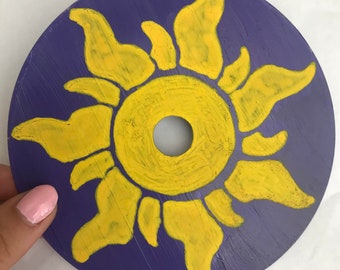 Handgeschilderde Sun-cd