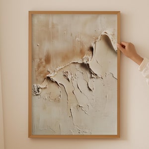 Abstract Painting, Japandi Wall Art, Wabi Sabi Art, Abstract Art Print, Extra Large Wall Art, Beige Japandi, Wabi Sabi Wall Art, Japandi Art