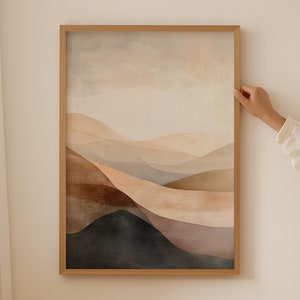 Japandi Wall Art- Abstract Painting, Wabi Sabi Art, Abstract Art Print, Extra Large Wall Art, Beige Japandi, Wabi Sabi Wall Art, Japandi Art