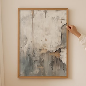 Abstract Wabi Sabi Art- Japandi Wall Art, Abstract Art Print, Extra Large Wall Art, Natural Beige Japandi, Wabi Sabi Wall Art, Japandi Art