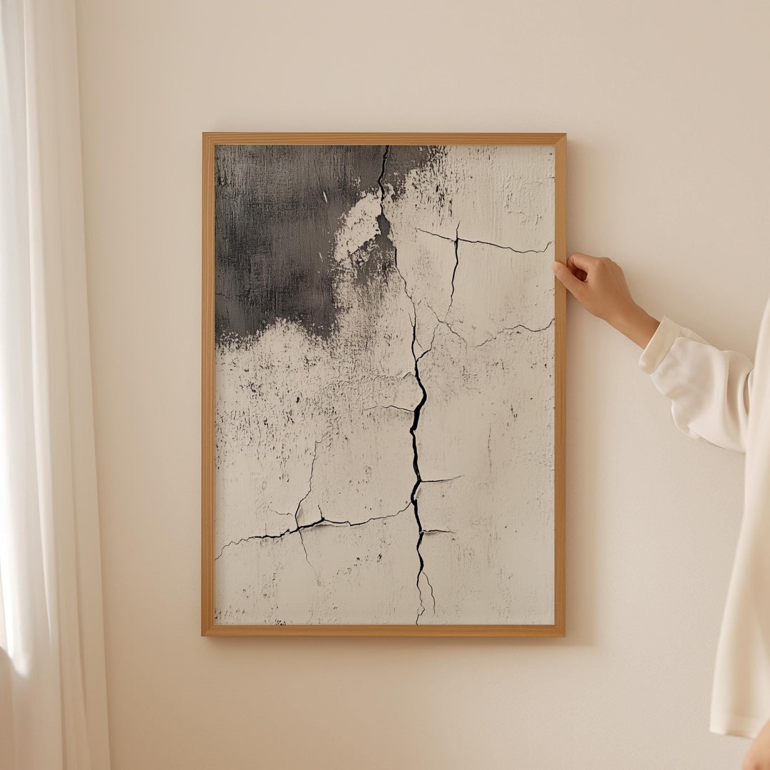 Abstract Wabi Sabi Poster- Japandi Wall Art for Japandi Coffee Table ...