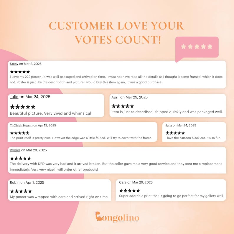 a screen shot of a website page with five stars