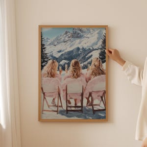 Poster Girly Fashion Apres Sky - Decorazione estetica per la stanza degli adolescenti, stampa di calici da champagne di lusso per l'arte sopra il divano, arte murale per la stanza Coquette