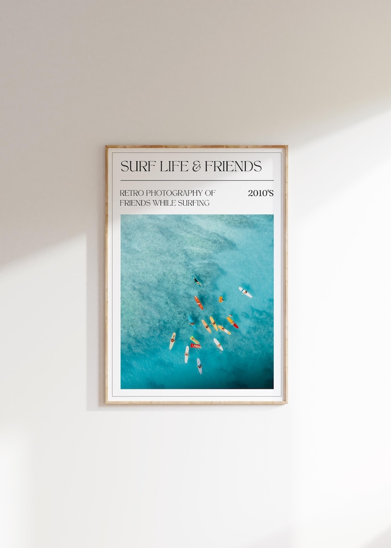 a poster hanging on the wall of a room