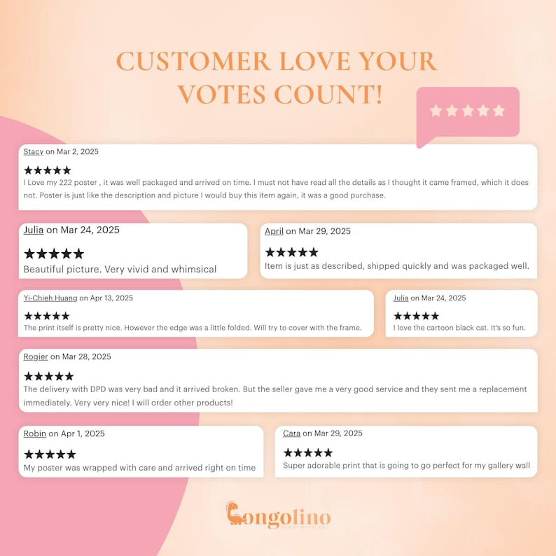 a screen shot of a website page with five stars