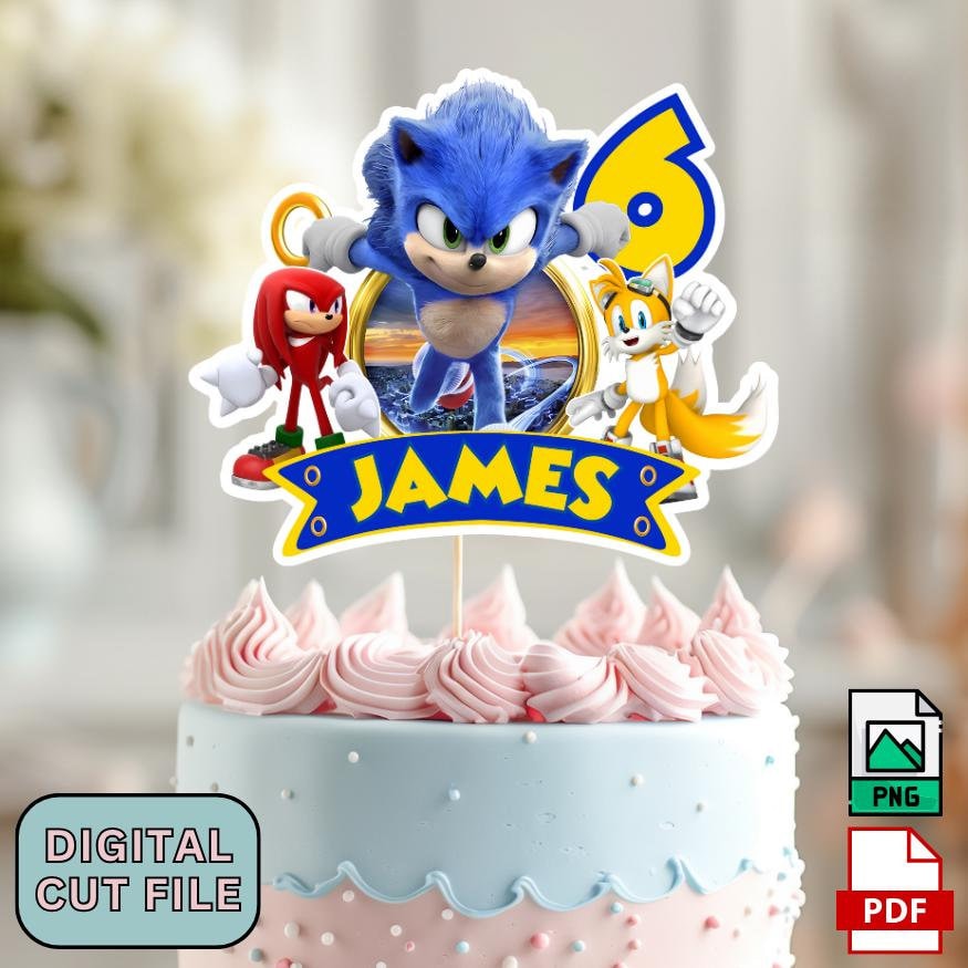 6 Ciondoli Per Scarpe Sonic The Hedgehog Multicolore - PVC Decorazioni Per Torte E Sneakers - Foto 2