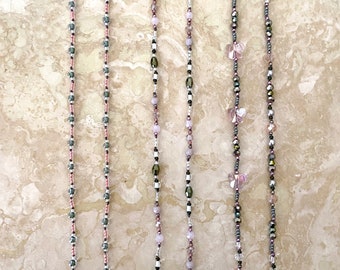 Artisan Seed Bead Necklaces; Choice of Three Long Styles from the Magical Wisdom, Series 2 - Items 1752-54