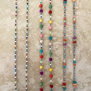 Stone and Seed Bead Necklaces; Choice of Three Styles from the &quot;Magical Wisdom, Series 3&quot;