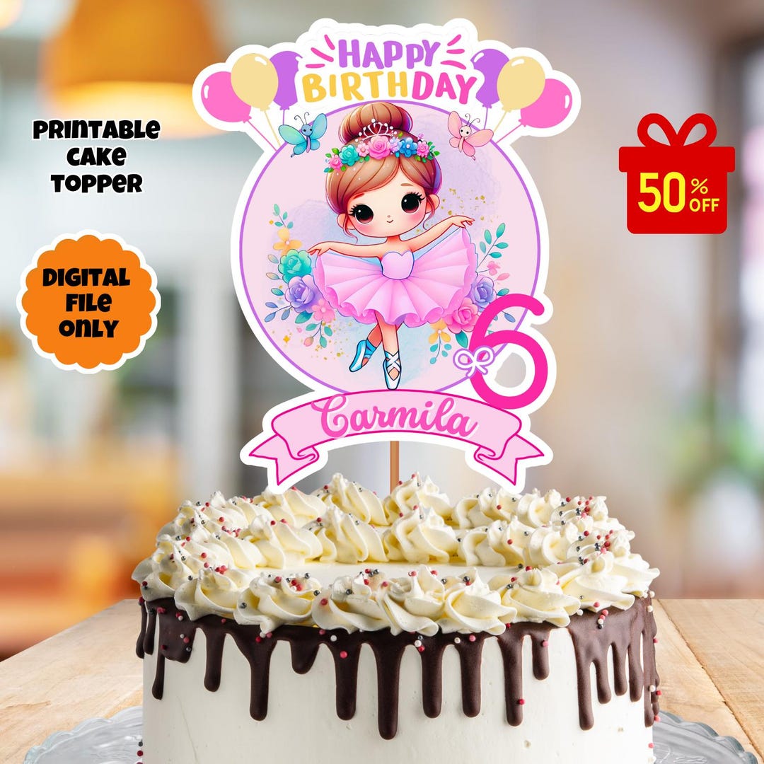 Ballerina Kuchen Topper Set – 15 Teile Mit Ballerinas, Krone, Engelsflügel & Schmetterlingen, PVC, Für Geburtstagsfeiern Ballerina Kuchen Topper Set – 15 Teile Mit Ballerinas, Krone, Engelsflügel & Schmetterlingen, PVC, Für Geburtstagsfeiern