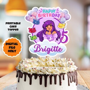 Customizable Aphmau Cake Topper, Aphmau Cupcake Toppers, Aphmau ...