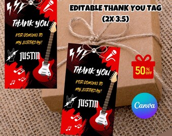 It's My Birthday Thank You Gift Tags, 50Pcs Colorful Flag Balloons Thank You Party Favor Tags With String Thanks For Making My Birthday Extra Special Labels, Bday Party Gift Labels Favors