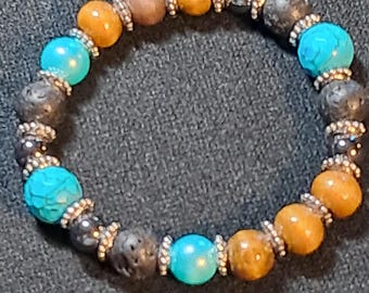 Stretch beaded bracelet