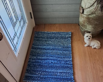 Jeans rag rug