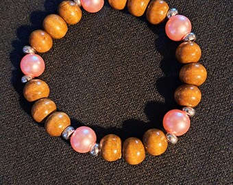 Stretch beaded bracelet