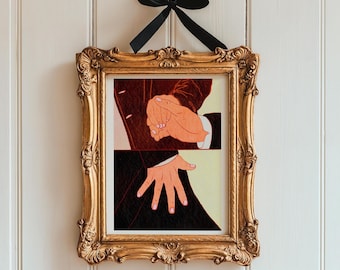 His Hand Flexed - Pride & Prejudice Art Print
