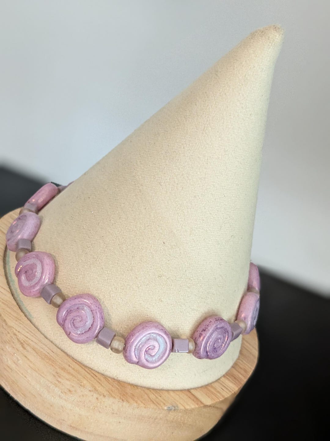 Snail Shell Bead – Purple Czech Glass Beads – Spiral Artisan Beads - Etsy