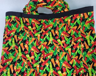 Cloth Bag with Chili Pepper Theme