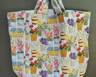 Cloth Bag with Flower theme