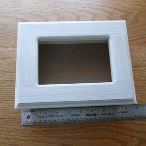 Poplar wood box 8 X 6 X 2 ready for your design image 5