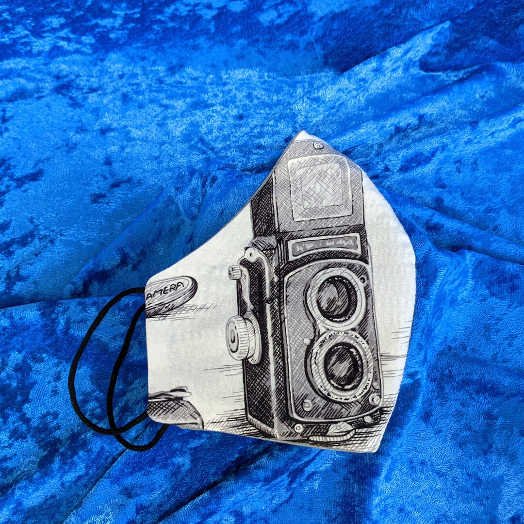 Face Mask With Camera Theme - Etsy