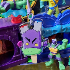 ROTTMNT Ice Cream Popsicle Donnie Keychain