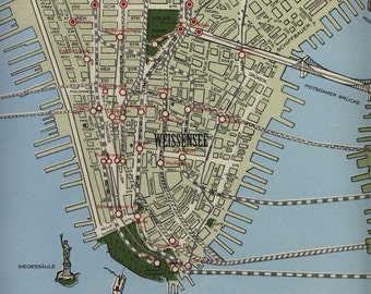 NEU-YORK, a 4-color lithograph (27" x 43") by Melissa Gould aka MeGo