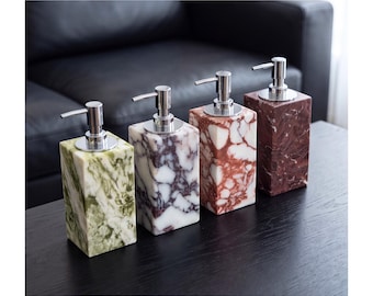Natural Marble Soap Dispenser, Lotion Pump Bottle, Hand Soap Dispenser, Lotion Bottle, Bathroom accessories, bathroom organizer, lotion pump