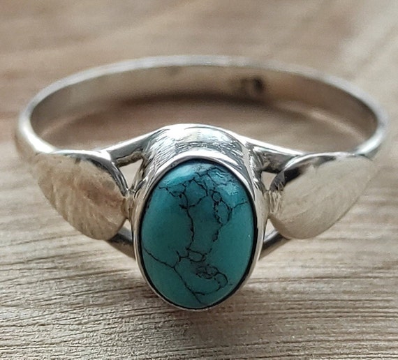 Turquoise Ring, Sterling Silver Ring, 925 Sterling Silver 