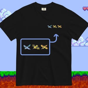 Articuno, Zapdos, Moltres Unisex Pixel Shirt