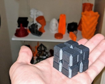 3D Printed Infinity Cube - Endless Fidget Fun - Unique Stress Relief Toy