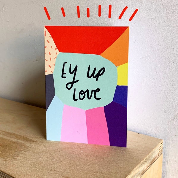 Ey up tarjeta de amor cc329