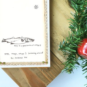 Cartão de Natal Fishy Wishes cc51