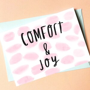 Tarjeta Comfort & Joy cc242
