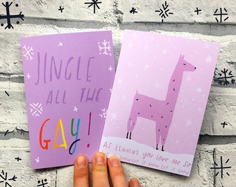 Holiday Card Pack set van 7